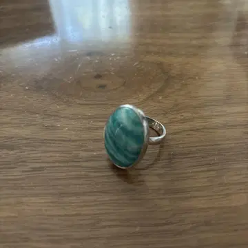 아마존 나이트 타원형 실버 반지