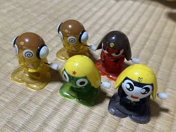 개구리 중사 케로로 스키야 스키스키 세트 완구 태엽 완구