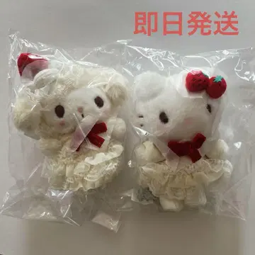 산리오 헬로키티 마이멜로디 숏 케이크 마스코트 참 2세트