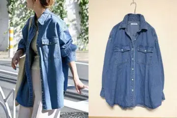B.C STOCK / Simplicite 데님 워커 셔츠