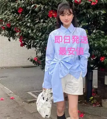 bibiy RUBY RIBBON SHIRT 리본 셔츠 bibiy.