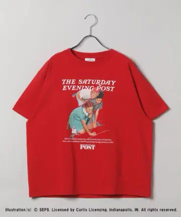 LEPSIM The Saturday Evening Post T [레드]