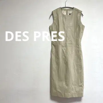 데프레 DES PRES 가죽 원피스 베이지 여성용 F