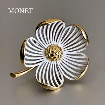 MONET 모네 빈티지 브로치 꽃