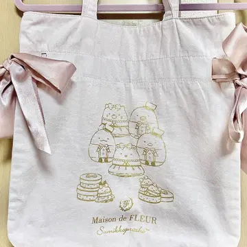Maison de FLEUR 스미코구라시 리본 토트백 핑크