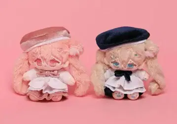 10cm 봉제 인형 의류 원피스+베레모 2종 세트