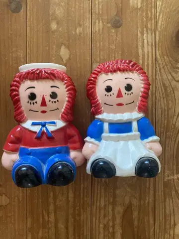 Raggedy Ann & Andy 앤디 인형 피규어 페어