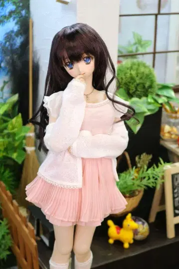 핑크 라벨 쉘 핑크 스커트 코디 SD DD 보크스