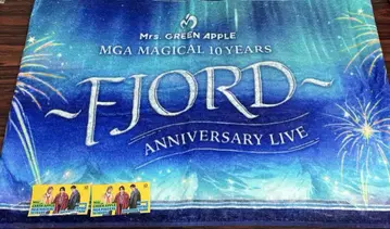 미세스 그린애플 피오르드 FJORD 10주년 기념 라이브 타월 덤 포함