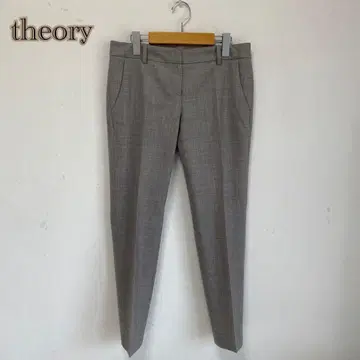 띠어리/theory 슬랙스 센터 프레스 그레이 2 울 혼방