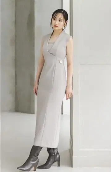 스나이델 레이어드라이크 베스트 원피스