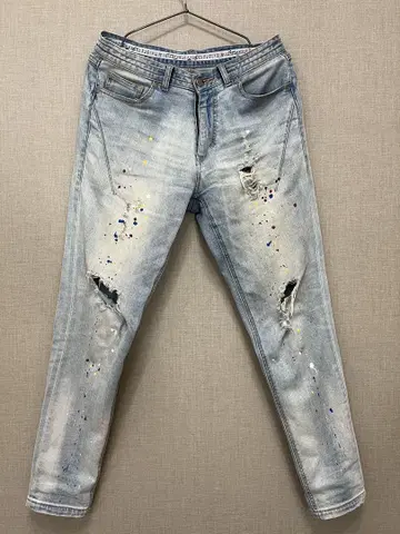 NUMBER (N)INE DENIM 넘버나인 페인트 데미지