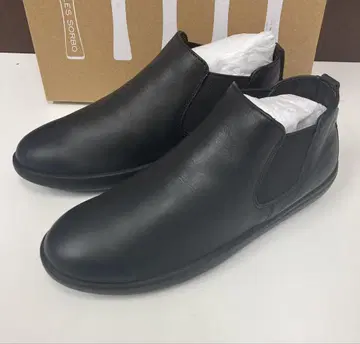 아킬레스 솔보 (24cm) 천연 가죽 부츠 사이드 고어 블랙