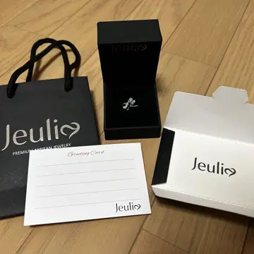 Jeulia 클로버 네잎 리프 디자인 실버 반지