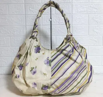 no38122 Think Bee! 싱크비! PVC 꽃무늬 토트 백