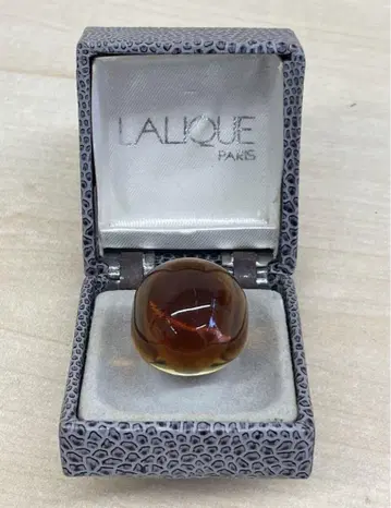 카야 LALQUE 라리크 카보숑 반지 박스 포함