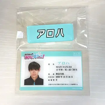 후지비지 스쿨 타카마츠 알로하 트레이딩 카드 배지