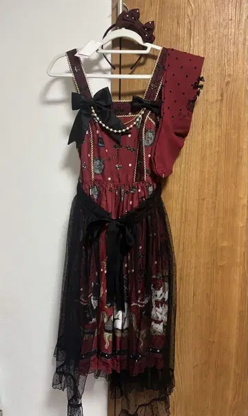 angelic pretty Princess cat 오버롤 스커트
