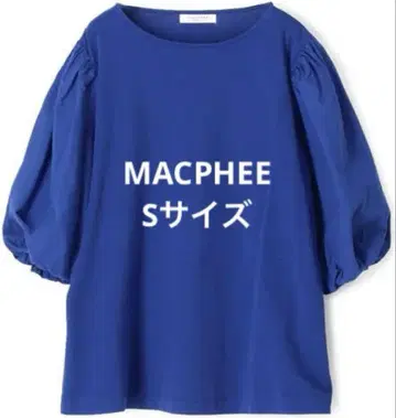 새상품급 MACPHEE/맥피 퍼프 슬리브 풀오버