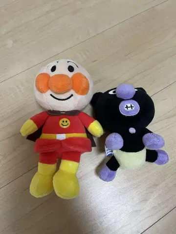 호빵맨 세균맨 봉제 인형 세트