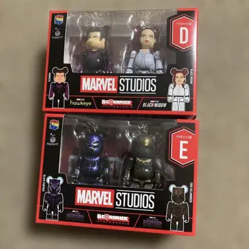 MARVEL STUDIOS 큐브릭/베어브릭 D E 세트