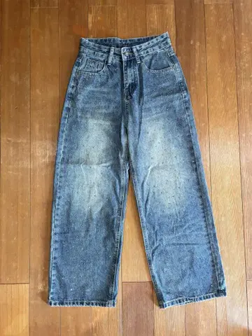 SHAGGIE 샤기 반짝이는 데님 팬츠