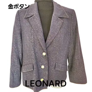 LEONARD 레오나르 데님지 테일러드 자켓 빈티지 가을/겨울