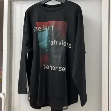 미사용 쿨 카리안 튜닉 티셔츠