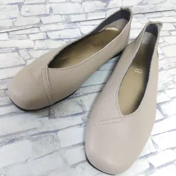 미사용 Brillage 플랫슈즈 펌프스 24cm 소가죽