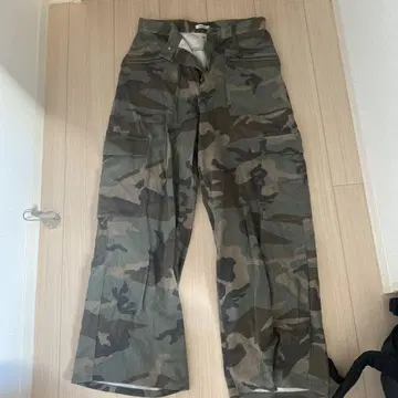 카모플라쥬 카고 팬츠 멀티 포켓