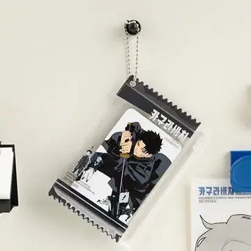 한국 [ 카구라바치 ] PVC 파우치 키링 & 포토 카드 새상품