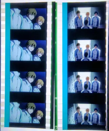 극장판 Free! 입장 혜택 시계 부품 필름 2장 세트