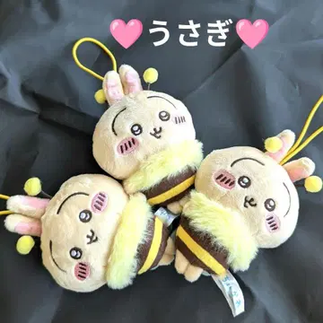 치이카와 (먼작귀) 하치 씨 봉제 인형 토끼 3개 세븐일레븐
