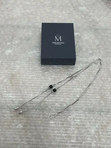 MIKIMOTO 안경 체인 실버 메탈