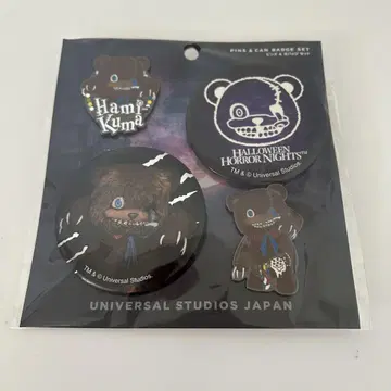 usj 해미곰 핑 캔뱃지 세트