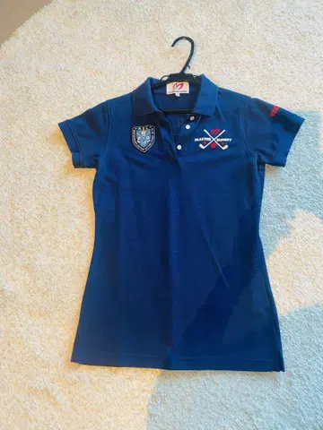 MASTER BUNNY EDITION 피케 셔츠 네이비