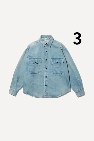 A.PRESSE 25AW 빈티지 데님 CPO 셔츠 3