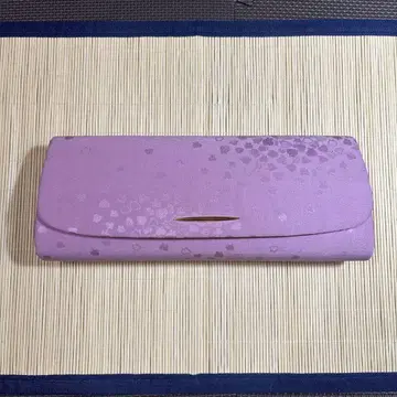 보라색 하트 무늬 일본 의류용 백