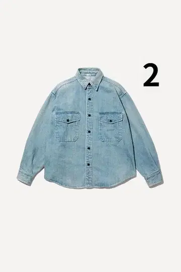 A.PRESSE 25AW 빈티지 데님 CPO 셔츠 2