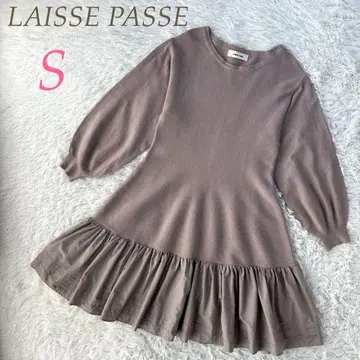 LAISSE PASSE 핑크 롱 니트 원피스 S