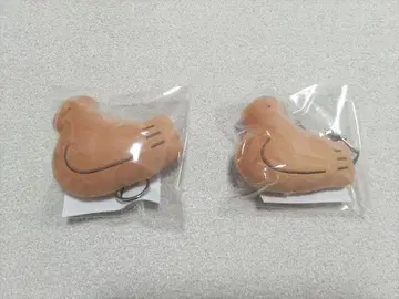 하토사브레 봉제 인형 키링 2개 세트