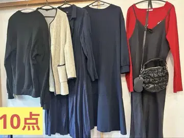 새상품급 코디 묶음 판매 여성용 L 사이즈~XL UNIQLO 가을 옷
