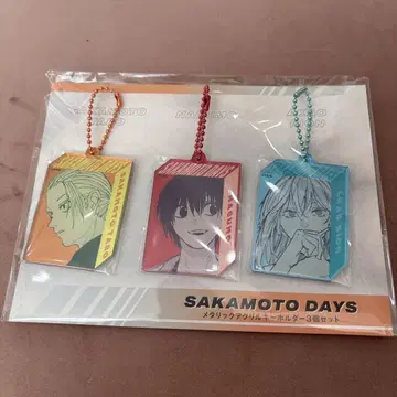 SAKAMOTO DAYS 메탈릭 아크릴 키링 사카모토 나구모 리온