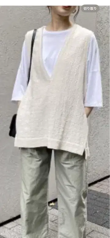 스픽앤스팬 Italian fabric 트위드 베스트