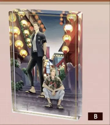 지저귀는 새는 날갯짓하지 않아 복권 메이트 요네다 코우 아크릴 블록
