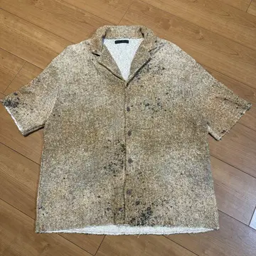 ZARA 반팔 셔츠 내추럴 컷