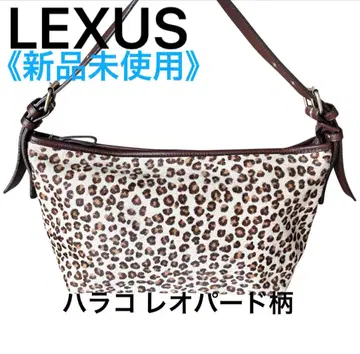[ 미사용 새상품 ] LEXUS 송치 소재 레오파드 무늬 백