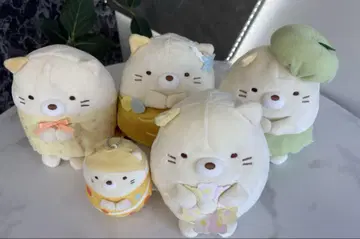 스미코구라시 고양이 봉제 인형 모음