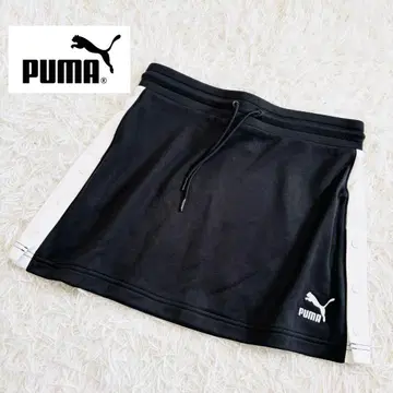 택 포함 새상품 푸마 미니 스커트 맨투맨 스커트 사이드 버튼