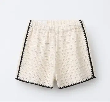 ZARA 크로셰 스티치 디테일 버뮤다 팬츠